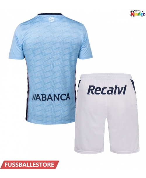 Günstige Celta Vigo Heimtrikotsatz Kinder 2025-26 Kurzarm (+ Kurze Hosen)